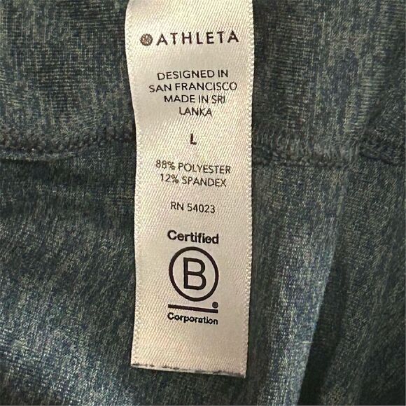 Athleta Women's Green Cowl Neck Hoodie Sweatshirt Size L Relaxed Fit - Picture 7 of 11